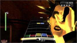 In game image of Rock Band 2 on the Microsoft Xbox 360.